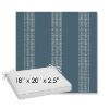Picture of Caper Slate | Sunbrella® 18" x 20" Outdoor Dining Cushion