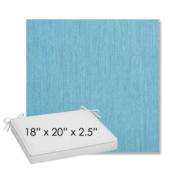 Picture of Cast Horizon | Sunbrella® 18" x 20" Outdoor Dining Cushion