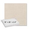 Picture of Charmer Parchment | Sunbrella® 18" x 20" Outdoor Dining Cushion