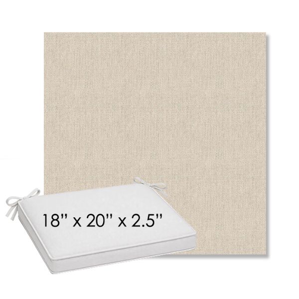 Picture of Cliff Obvious | Sunbrella® 18" x 20" Outdoor Dining Cushion