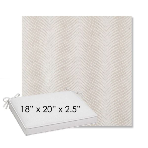 Picture of Clock Out Cloud | Sunbrella® 18" x 20" Outdoor Dining Cushion