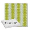 Picture of Clock Out Frond | Sunbrella® 18" x 20" Outdoor Dining Cushion
