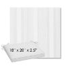 Picture of Compose Linen | Sunbrella® 18" x 20" Outdoor Dining Cushion