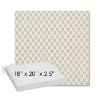 Picture of Detail Linen | Sunbrella® 18" x 20" Outdoor Dining Cushion