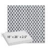 Picture of Detail Navy | Sunbrella® 18" x 20" Outdoor Dining Cushion