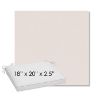 Picture of Dither Snow | Sunbrella® 18" x 20" Outdoor Dining Cushion