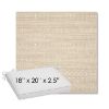 Picture of Embrace Linen | Sunbrella® 18" x 20" Outdoor Dining Cushion