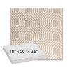 Picture of Etna Dune | Sunbrella® 18" x 20" Outdoor Dining Cushion