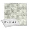 Picture of Etna Juniper | Sunbrella® 18" x 20" Outdoor Dining Cushion
