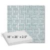Picture of Key Figure Twilight | Sunbrella® 18" x 20" Outdoor Dining Cushion