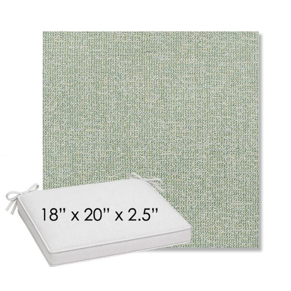 Picture of Kismet Moss | Sunbrella® 18" x 20" Outdoor Dining Cushion