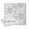 Picture of Labyrinth Cloud | Sunbrella® 18" x 20" Outdoor Dining Cushion