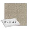 Picture of Linen Stone | Sunbrella® 18" x 20" Outdoor Dining Cushion