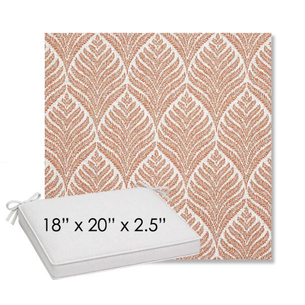 Picture of Linnaeus Clay | Sunbrella® 18" x 20" Outdoor Dining Cushion
