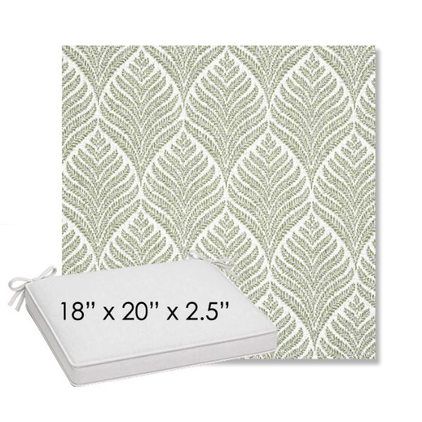 Picture of Linnaeus Spring | Sunbrella® 18" x 20" Outdoor Dining Cushion
