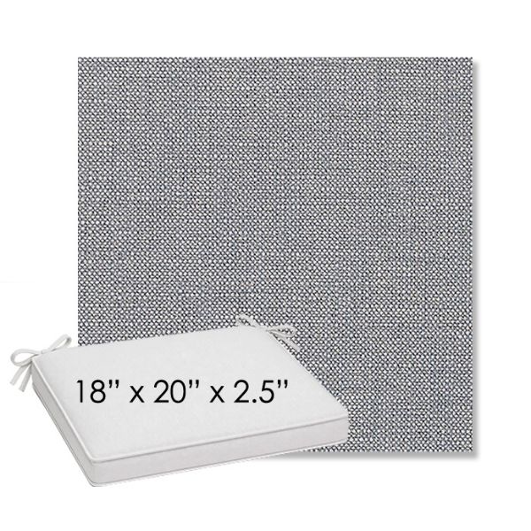 Picture of Linville Denim | Sunbrella® 18" x 20" Outdoor Dining Cushion