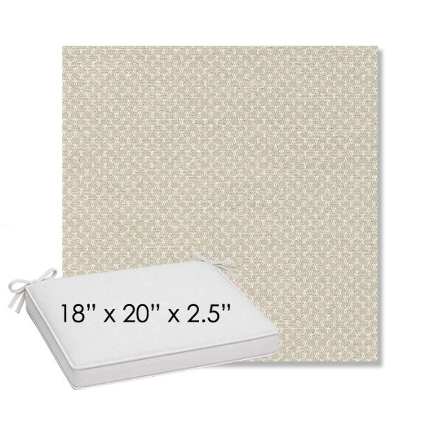 Picture of Litchfield Sage | Sunbrella® 18" x 20" Outdoor Dining Cushion