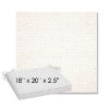 Picture of Litchfield Snow | Sunbrella® 18" x 20" Outdoor Dining Cushion