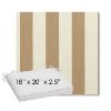 Picture of Maxim Heather Beige | Sunbrella® 18" x 20" Outdoor Dining Cushion