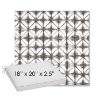 Picture of Midori Stone | Sunbrella® 18" x 20" Outdoor Dining Cushion