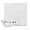 Picture of Momento Snow | Sunbrella® 18" x 20" Outdoor Dining Cushion