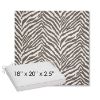 Picture of Namibia Grey | Sunbrella® 18" x 20" Outdoor Dining Cushion