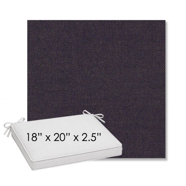 Picture of Natte Cosmos | Sunbrella® 18" x 20" Outdoor Dining Cushion