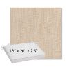 Picture of Nova Oat | Sunbrella® 18" x 20" Outdoor Dining Cushion