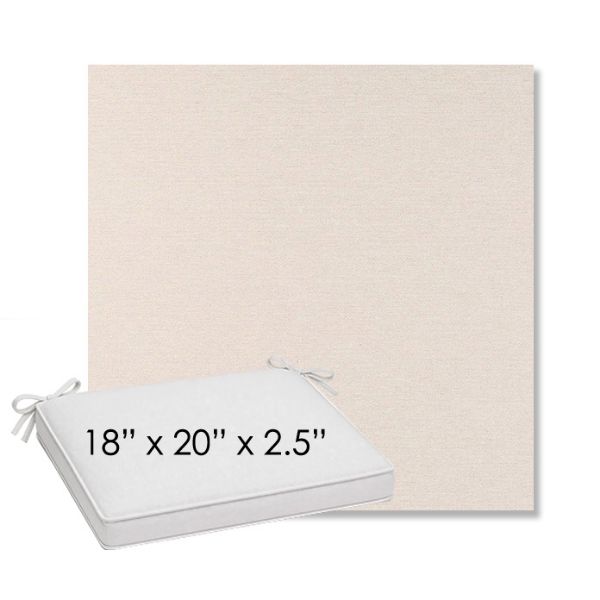 Picture of Nuance Cloud | Sunbrella® 18" x 20" Outdoor Dining Cushion