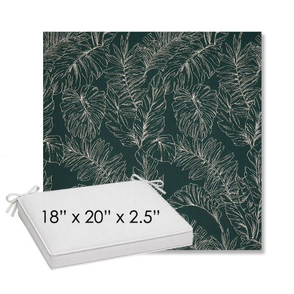 Picture of Palma Canopy | Sunbrella® 18" x 20" Outdoor Dining Cushion