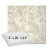 Picture of Palma Whitesand | Sunbrella® 18" x 20" Outdoor Dining Cushion