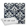 Picture of Patra Indigo | Sunbrella® 18" x 20" Outdoor Dining Cushion