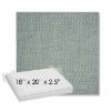 Picture of Piazza Mist | Sunbrella® 18" x 20" Outdoor Dining Cushion