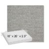 Picture of Piazza Stone | Sunbrella® 18" x 20" Outdoor Dining Cushion