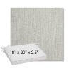 Picture of Pique Gravel | Sunbrella® 18" x 20" Outdoor Dining Cushion