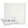Picture of Pique Salt | Sunbrella® 18" x 20" Outdoor Dining Cushion