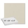 Picture of Play Snow | Sunbrella® 18" x 20" Outdoor Dining Cushion