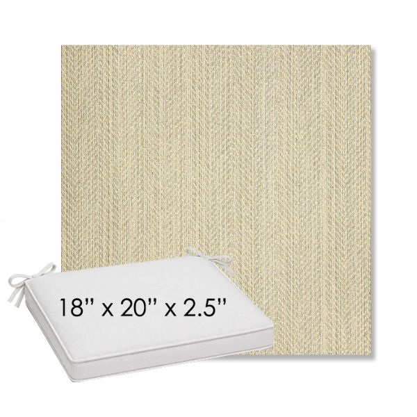Picture of Posh Dove | Sunbrella® 18" x 20" Outdoor Dining Cushion