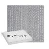 Picture of Posh Graphite | Sunbrella® 18" x 20" Outdoor Dining Cushion