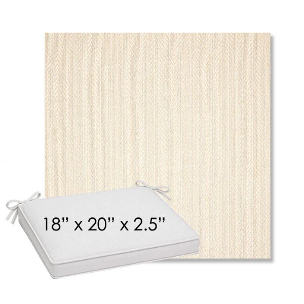 Picture of Posh Linen | Sunbrella® 18" x 20" Outdoor Dining Cushion