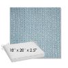 Picture of Posh Sky | Sunbrella® 18" x 20" Outdoor Dining Cushion