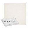 Picture of Posh Snow | Sunbrella® 18" x 20" Outdoor Dining Cushion