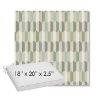 Picture of Precise Spring | Sunbrella® 18" x 20" Outdoor Dining Cushion
