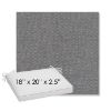 Picture of Proof Slate | Sunbrella® 18" x 20" Outdoor Dining Cushion