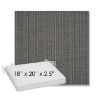 Picture of Proven Charcoal | Sunbrella® 18" x 20" Outdoor Dining Cushion