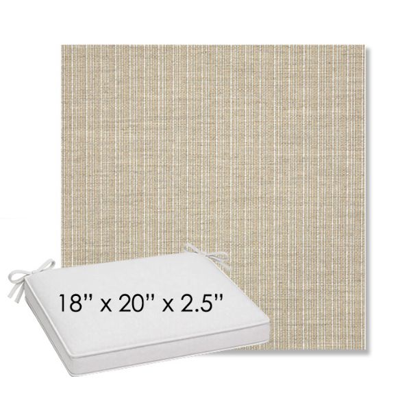 Picture of Proven Dune | Sunbrella® 18" x 20" Outdoor Dining Cushion