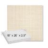 Picture of Proven Flax | Sunbrella® 18" x 20" Outdoor Dining Cushion