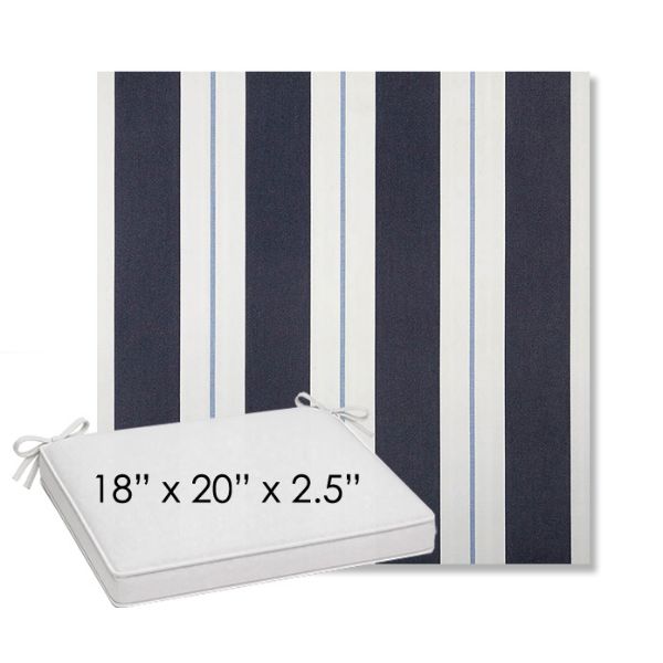 Picture of Relate Harbor | Sunbrella® 18" x 20" Outdoor Dining Cushion