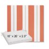 Picture of Relate Persimmon | Sunbrella® 18" x 20" Outdoor Dining Cushion
