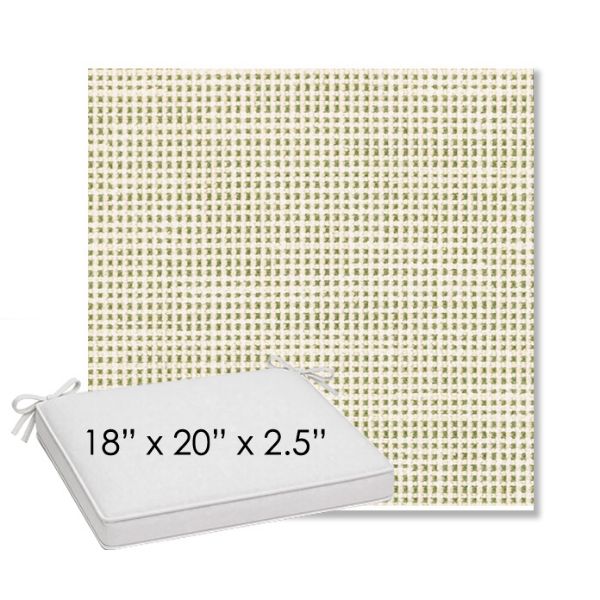 Picture of Rest Meadow | Sunbrella® 18" x 20" Outdoor Dining Cushion